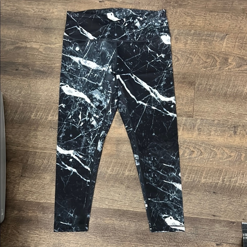 Marble Print Leggings